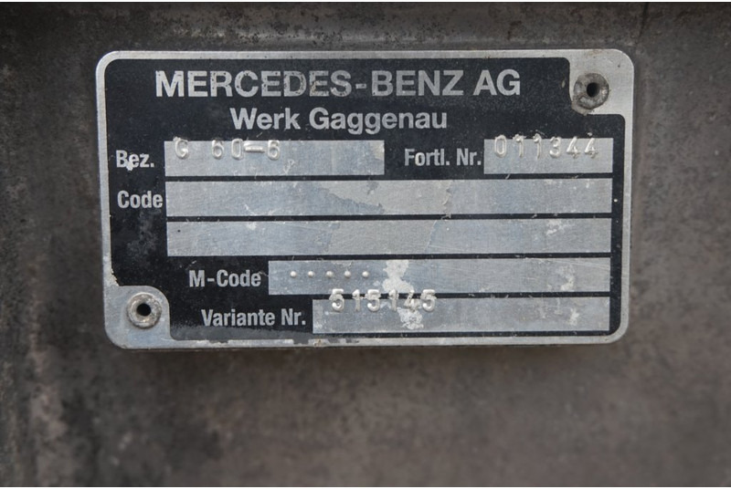 Mercedes-Benz G6-60 VARIO - Gearkasse for Lastbil: billede 5 Mercedes-Benz G6-60 VARIO - Gearkasse for Lastbil: billede 5