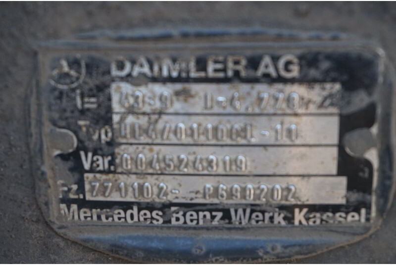 Mercedes-Benz HL4/011DCLS-11 43/9 - Bagaksel for Lastbil: billede 3 Mercedes-Benz HL4/011DCLS-11 43/9 - Bagaksel for Lastbil: billede 3