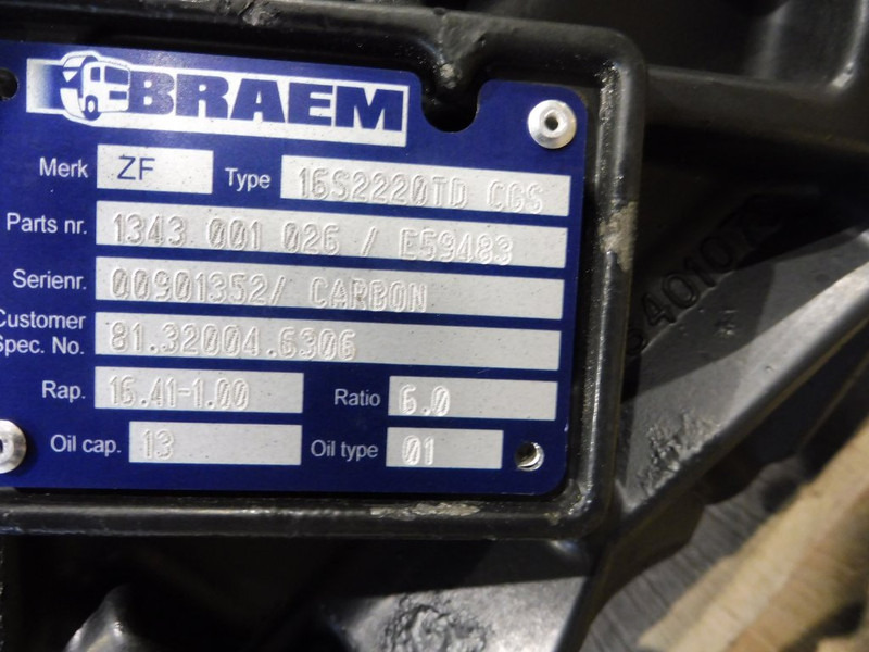 ZF 1S2220TO CGS CARBON - Gearkasse for Lastbil: billede 5 ZF 1S2220TO CGS CARBON - Gearkasse for Lastbil: billede 5
