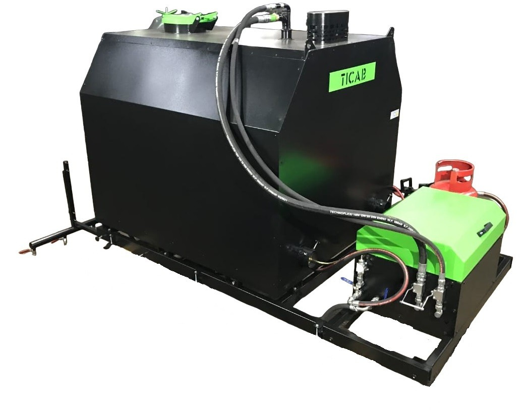 TICAB Manufacturer, Bitumen Sprayer, Asphalt Distributor, 2000L - Emulsionssprøjte: billede 1 TICAB Manufacturer, Bitumen Sprayer, Asphalt Distributor, 2000L - Emulsionssprøjte: billede 1