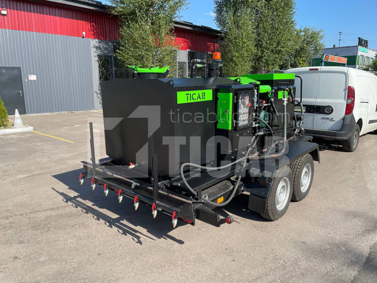 TICAB New Bitumen Combo Machine, Asphalt Crack Sealer, Asphalt Distributor, Manufacturer - Emulsionssprøjte: billede 3 TICAB New Bitumen Combo Machine, Asphalt Crack Sealer, Asphalt Distributor, Manufacturer - Emulsionssprøjte: billede 3