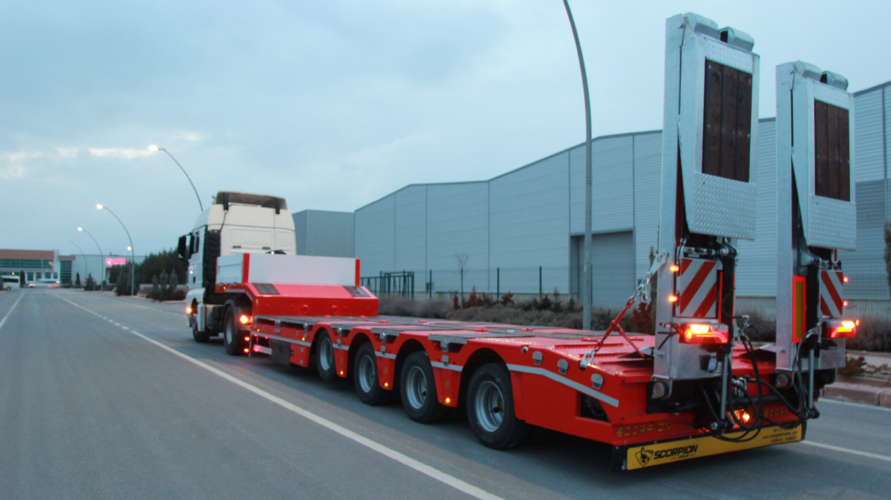 Scorpion Trailer NEW 4 AXLE LOWBED SEMI TRAILER (MANUFACTURER COMPANY) - Nedbygget platform sættevogn: billede 2 Scorpion Trailer NEW 4 AXLE LOWBED SEMI TRAILER (MANUFACTURER COMPANY) - Nedbygget platform sættevogn: billede 2