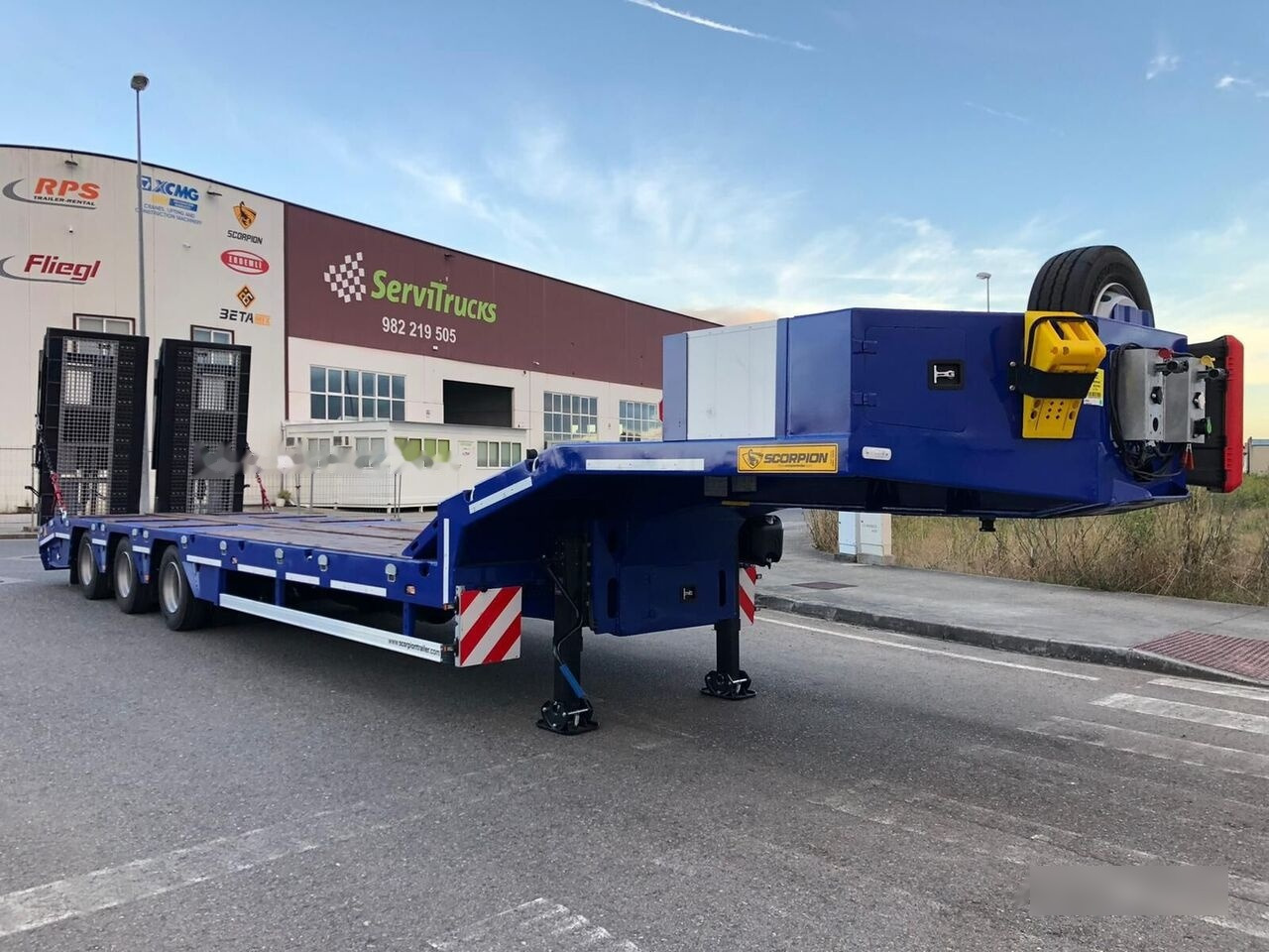 Ny Nedbygget platform sættevogn Scorpion Trailer SCORPION TRAILER 3 AXLE LOWBED SEMI TRAILER (CUSTOMIZED): billede 10 Ny Nedbygget platform sættevogn Scorpion Trailer SCORPION TRAILER 3 AXLE LOWBED SEMI TRAILER (CUSTOMIZED): billede 10