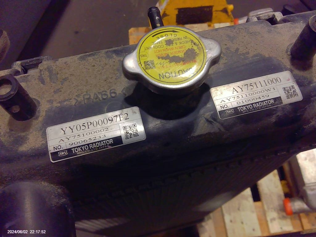 Kobelco SK140 SRLC-7 kylare YY05P00097F2  - Køler for Entreprenørmaskin: billede 3 Kobelco SK140 SRLC-7 kylare YY05P00097F2  - Køler for Entreprenørmaskin: billede 3