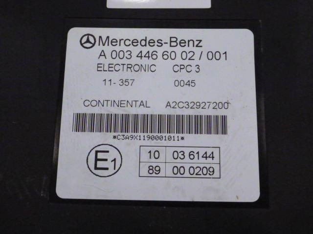 Mercedes-Benz Actros 963-4-A, A0034466002 - Elektrisk system for Lastbil: billede 2 Mercedes-Benz Actros 963-4-A, A0034466002 - Elektrisk system for Lastbil: billede 2