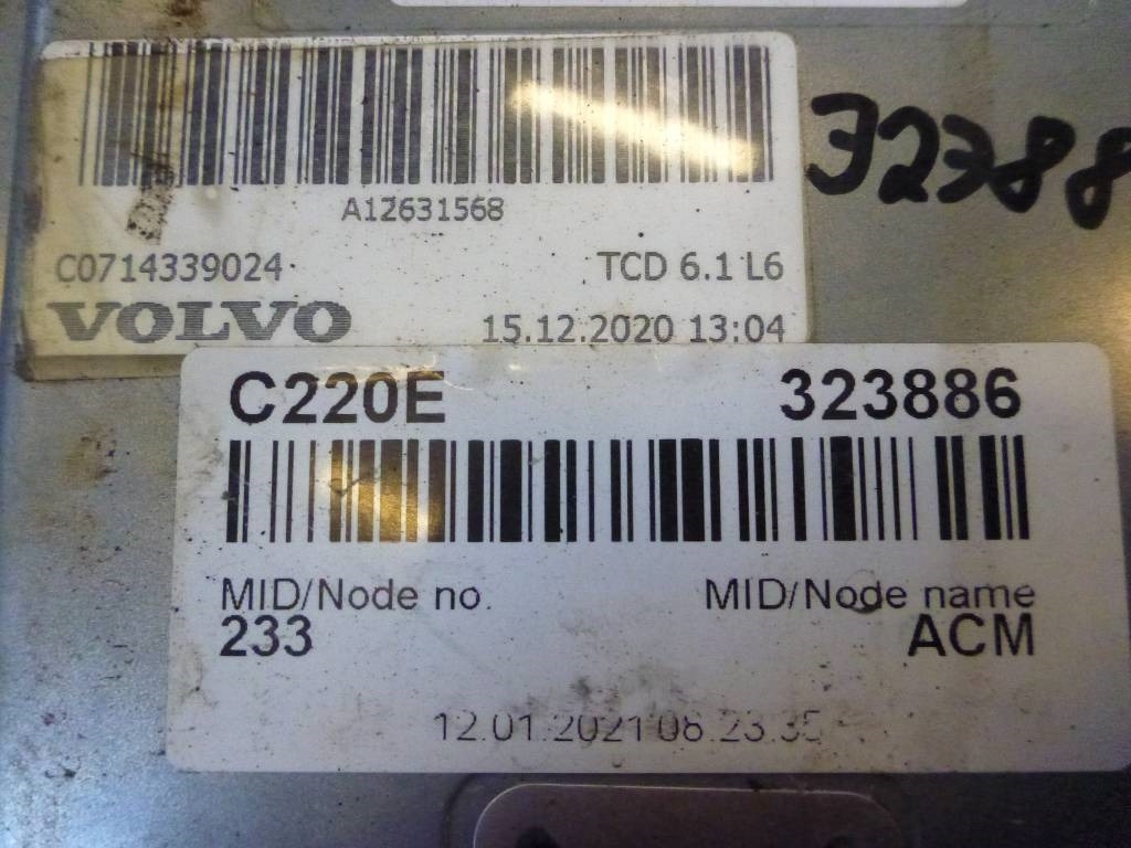 Volvo L 220 E, Motorstyrenhet, 60100015 - Elektrisk system for Entreprenørmaskin: billede 3 Volvo L 220 E, Motorstyrenhet, 60100015 - Elektrisk system for Entreprenørmaskin: billede 3