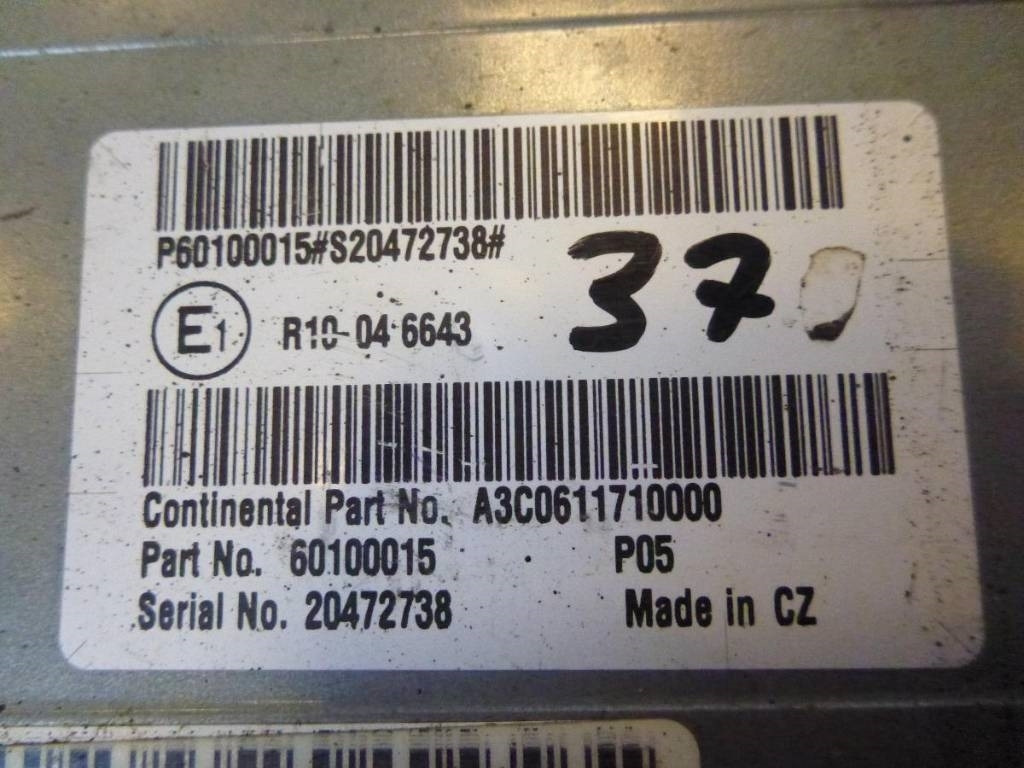 Volvo L 220 E, Motorstyrenhet, 60100015 - Elektrisk system for Entreprenørmaskin: billede 2 Volvo L 220 E, Motorstyrenhet, 60100015 - Elektrisk system for Entreprenørmaskin: billede 2