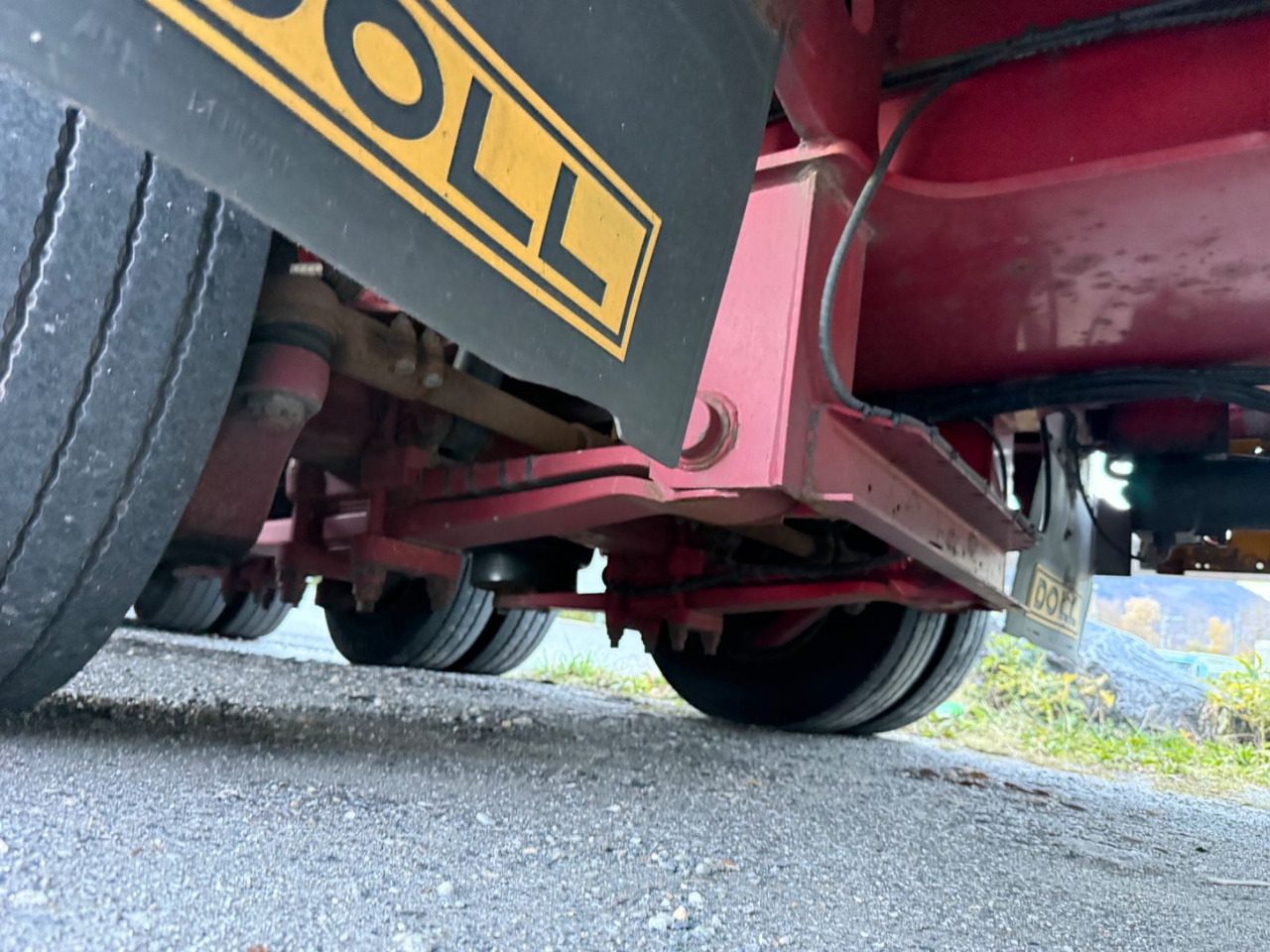 Nedbygget platform sættevogn Doll S3H-T, teleskopierbar, Funk, 48ton: billede 9