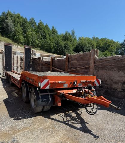 Goldhofer TZ-L 5-32/80, 44.6ton, 5 Achser gelenkt - Nedbygget platform påhængsvogn: billede 1 Goldhofer TZ-L 5-32/80, 44.6ton, 5 Achser gelenkt - Nedbygget platform påhængsvogn: billede 1
