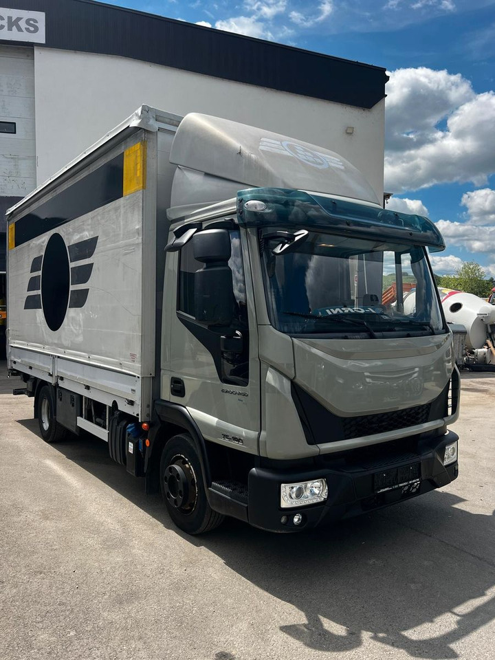 Iveco 75E19 Eurocargo, E6, Ladebordwand - Varebil med presenning: billede 1 Iveco 75E19 Eurocargo, E6, Ladebordwand - Varebil med presenning: billede 1