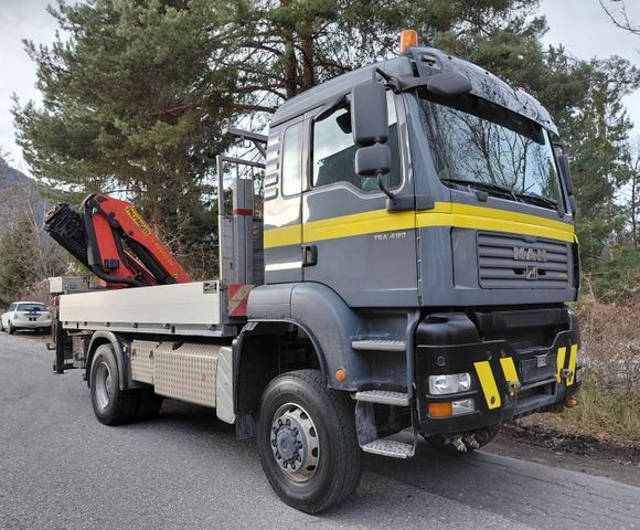 MAN TGA 18.480 4x4, E4, Wechsel, Palfinger PK22002EH - Lastbil med kran: billede 4 MAN TGA 18.480 4x4, E4, Wechsel, Palfinger PK22002EH - Lastbil med kran: billede 4