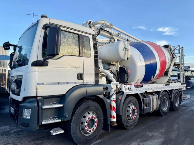 MAN TGS 35.400 8x4, E6, Schwing 24m PUMI - Betonbil med pumpe: billede 1 MAN TGS 35.400 8x4, E6, Schwing 24m PUMI - Betonbil med pumpe: billede 1