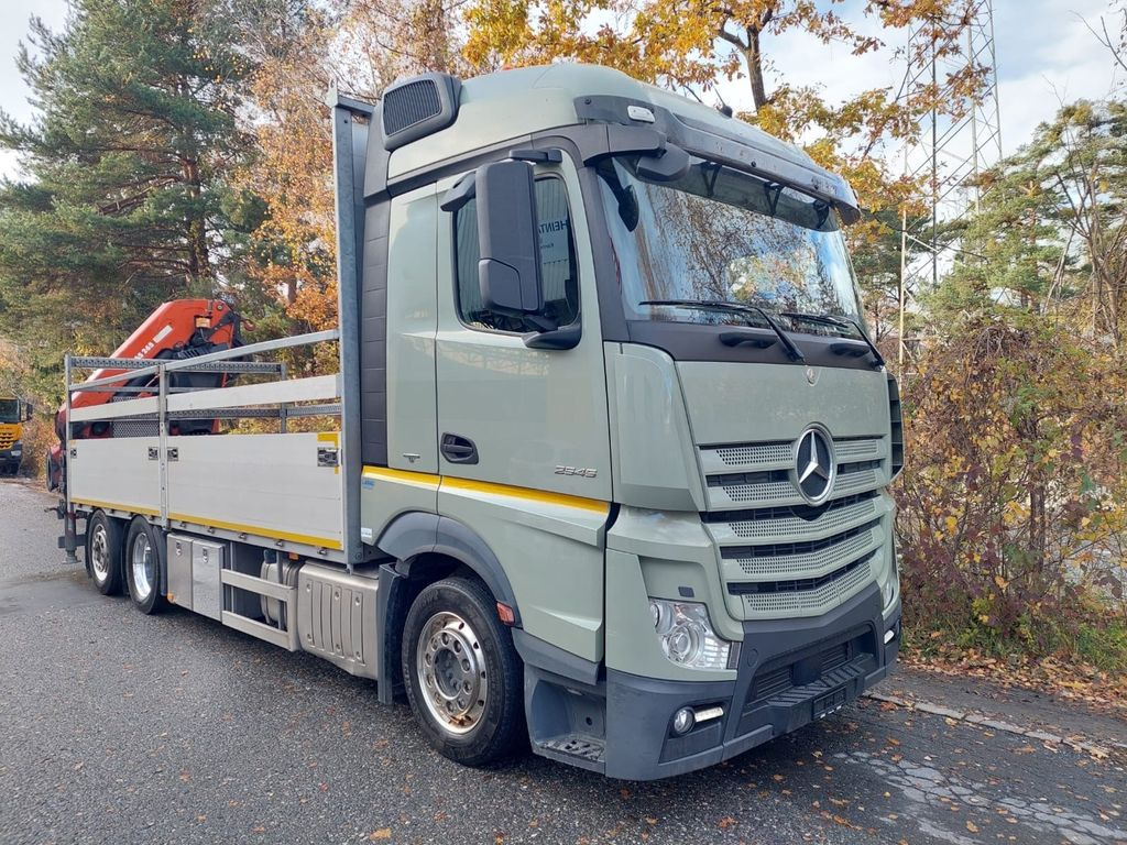 Mercedes-Benz Actros 2545 6x2, E6, Effer 265/6S Mercedes-Benz Actros 2545 6x2, E6, Effer 265/6S, 2x Stück - Lastbil med kran, Lastbil med lad: billede 3 Mercedes-Benz Actros 2545 6x2, E6, Effer 265/6S Mercedes-Benz Actros 2545 6x2, E6, Effer 265/6S, 2x Stück - Lastbil med kran, Lastbil med lad: billede 3