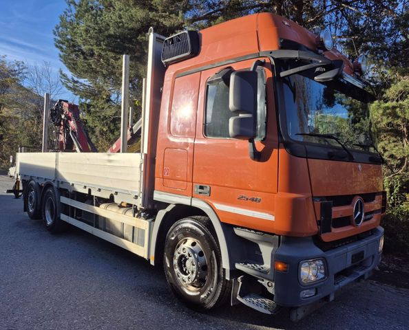 Mercedes-Benz Actros 2548 6x2,E5,MP3,EPS, Penz 25R9,50 Greifer - Lastbil med kran: billede 1 Mercedes-Benz Actros 2548 6x2,E5,MP3,EPS, Penz 25R9,50 Greifer - Lastbil med kran: billede 1