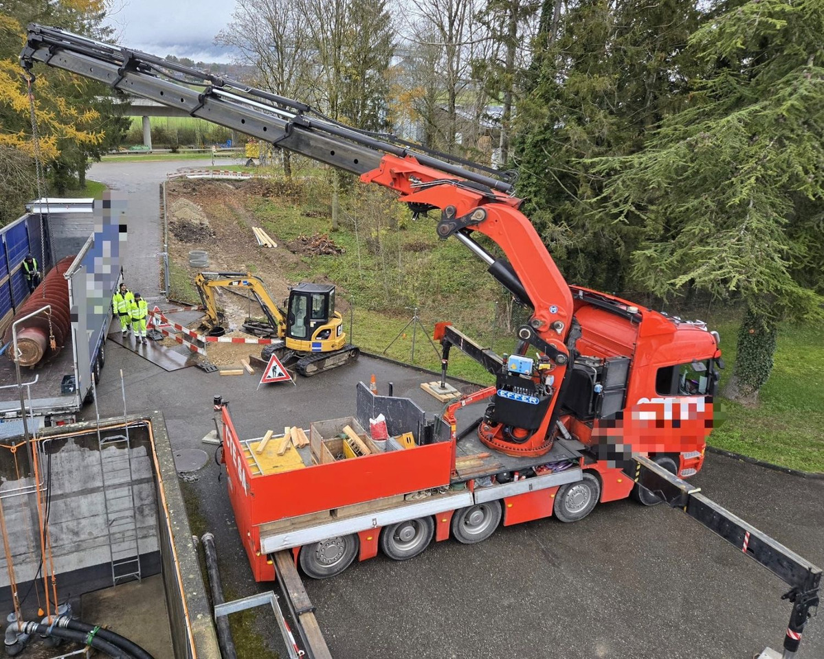 Scania R500 V8 LB10x4, E5, Effer 1750 8S, FLYJIB, 44m - Lastbil med kran: billede 3 Scania R500 V8 LB10x4, E5, Effer 1750 8S, FLYJIB, 44m - Lastbil med kran: billede 3