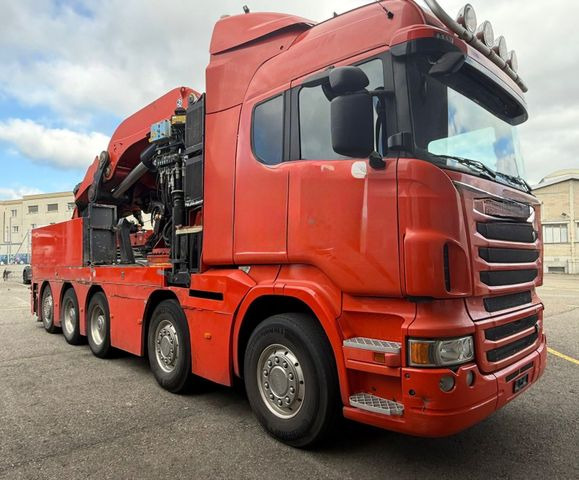 Scania R500 V8 LB10x4, E5, Effer 1750 8S, FLYJIB, 44m - Lastbil med kran: billede 4 Scania R500 V8 LB10x4, E5, Effer 1750 8S, FLYJIB, 44m - Lastbil med kran: billede 4