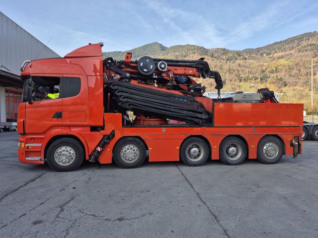 Scania R500 V8 LB10x4, E5, Effer 1750 8S, FLYJIB, 44m - Lastbil med kran: billede 2 Scania R500 V8 LB10x4, E5, Effer 1750 8S, FLYJIB, 44m - Lastbil med kran: billede 2