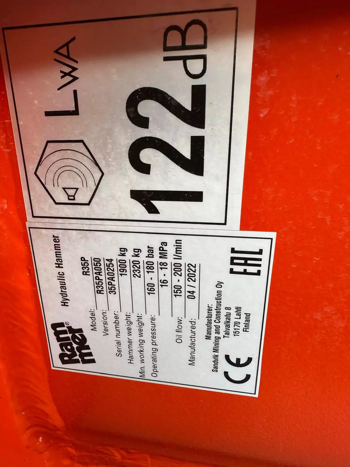 2022 Rammer R35P - Øvrig maskin: billede 3 2022 Rammer R35P - Øvrig maskin: billede 3