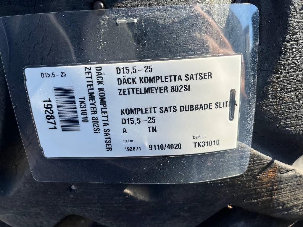 Goodyear 15,5-R25 till Zettelmeyer 802 - Dæk for Entreprenørmaskin: billede 3 Goodyear 15,5-R25 till Zettelmeyer 802 - Dæk for Entreprenørmaskin: billede 3