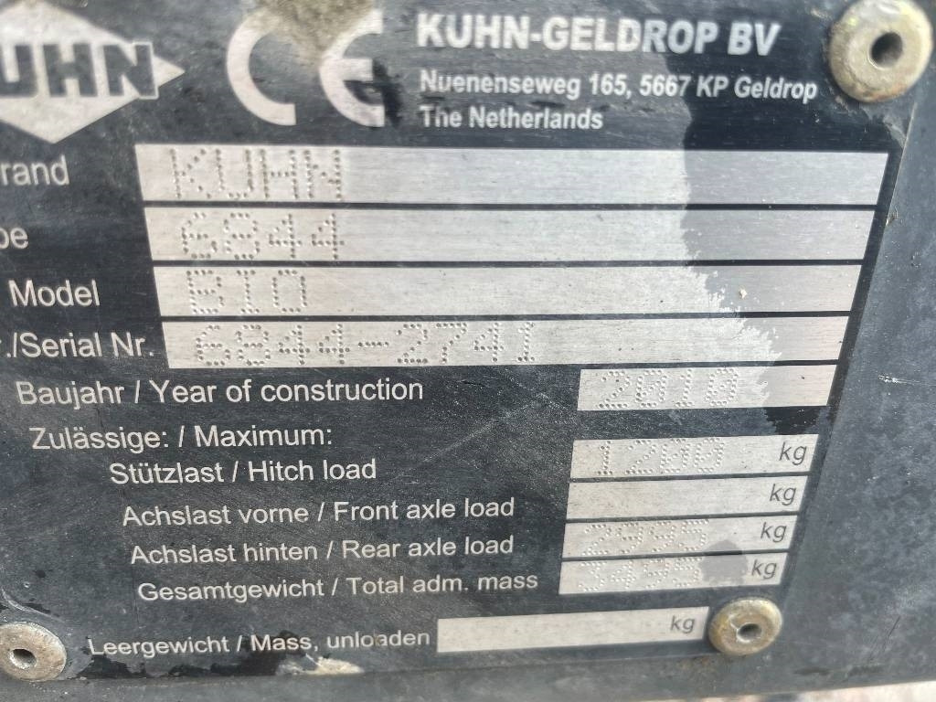 Kuhn Bio 6844 dismantled: only spare parts - Rundballepresse: billede 2 Kuhn Bio 6844 dismantled: only spare parts - Rundballepresse: billede 2