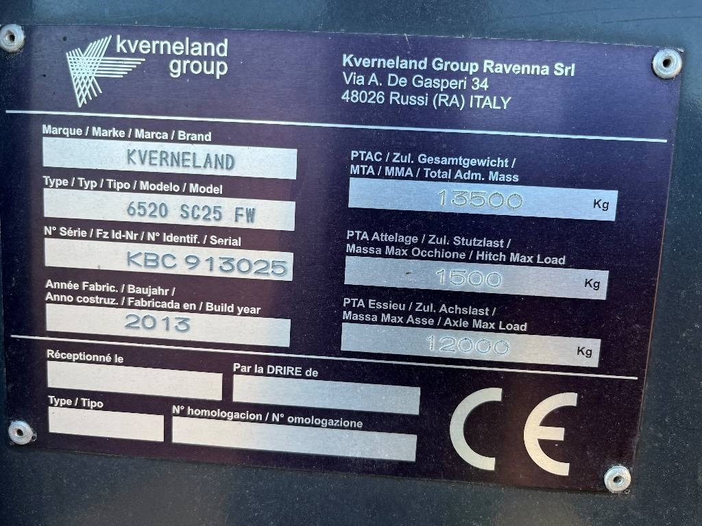 Kverneland 6520 SC25 FW Dismantled. Only spare parts - Rundballepresse: billede 3 Kverneland 6520 SC25 FW Dismantled. Only spare parts - Rundballepresse: billede 3