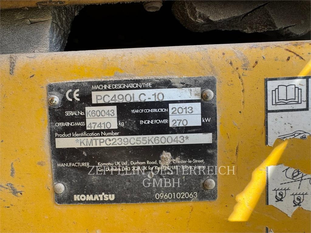 Komatsu PC490LC-10 - Bæltegravemaskine: billede 4 Komatsu PC490LC-10 - Bæltegravemaskine: billede 4