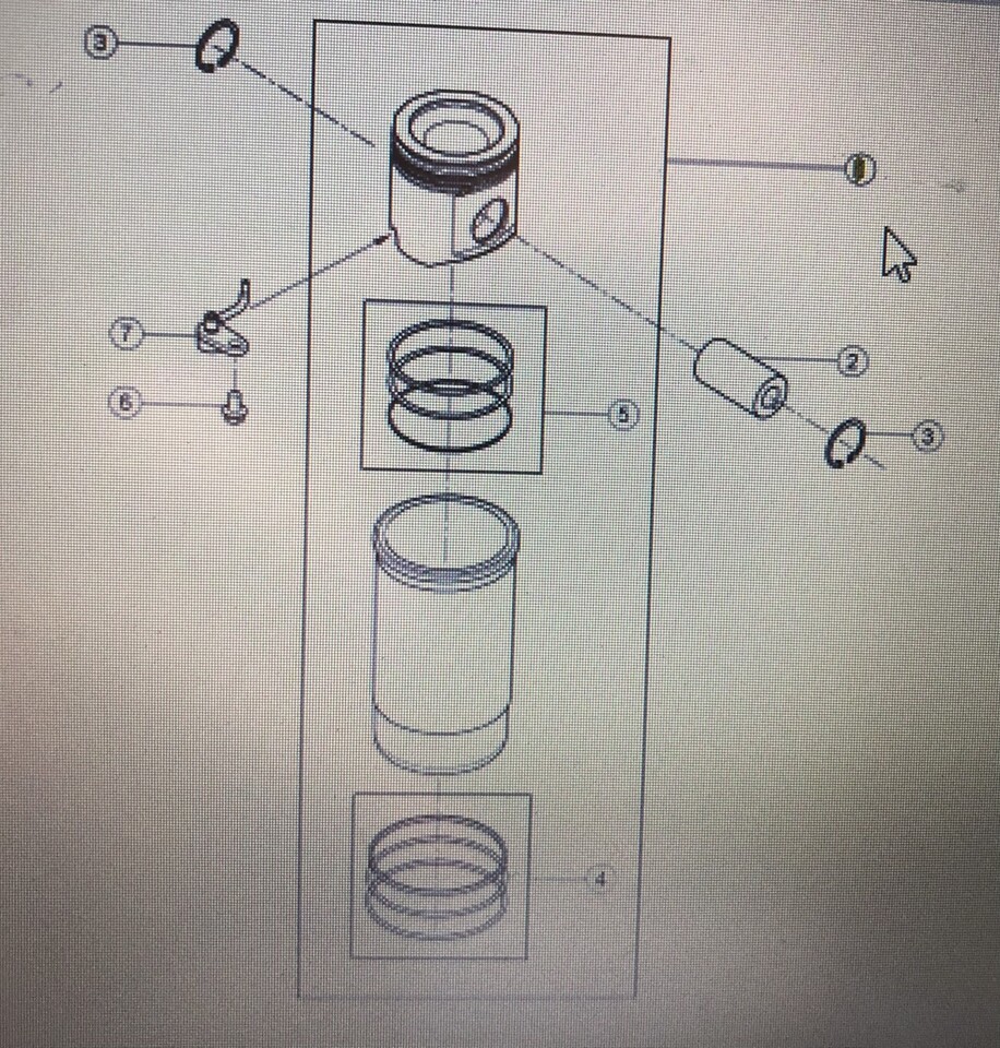 CLAAS 00 1146 459 0/Claas tuleja cylindra-tłok/Claas Arion 640 600 Hexashift 600 CMatic - Stempel/ Ring/ Busk for Landbrugsmaskine: billede 1 CLAAS 00 1146 459 0/Claas tuleja cylindra-tłok/Claas Arion 640 600 Hexashift 600 CMatic - Stempel/ Ring/ Busk for Landbrugsmaskine: billede 1