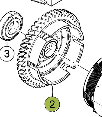 CLAAS Arion 610 660 Koło Zębate Napędu Przedniej Osi 0011477090 00 1147 709 0 - Aksel og reservedele for Landbrugsmaskine: billede 1 CLAAS Arion 610 660 Koło Zębate Napędu Przedniej Osi 0011477090 00 1147 709 0 - Aksel og reservedele for Landbrugsmaskine: billede 1