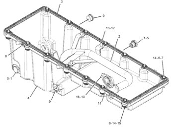 Cat Caterpillar C13 - miska olejowa 341-4951 - Bundkar for Landbrugsmaskine: billede 1 Cat Caterpillar C13 - miska olejowa 341-4951 - Bundkar for Landbrugsmaskine: billede 1
