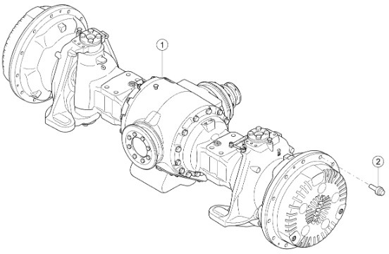 Claas Xerion 4000 - most napędowy, zwolnica, zwrotnica, dyferencjał, półoś 0006276504 - Aksel og reservedele for Landbrugsmaskine: billede 1 Claas Xerion 4000 - most napędowy, zwolnica, zwrotnica, dyferencjał, półoś 0006276504 - Aksel og reservedele for Landbrugsmaskine: billede 1