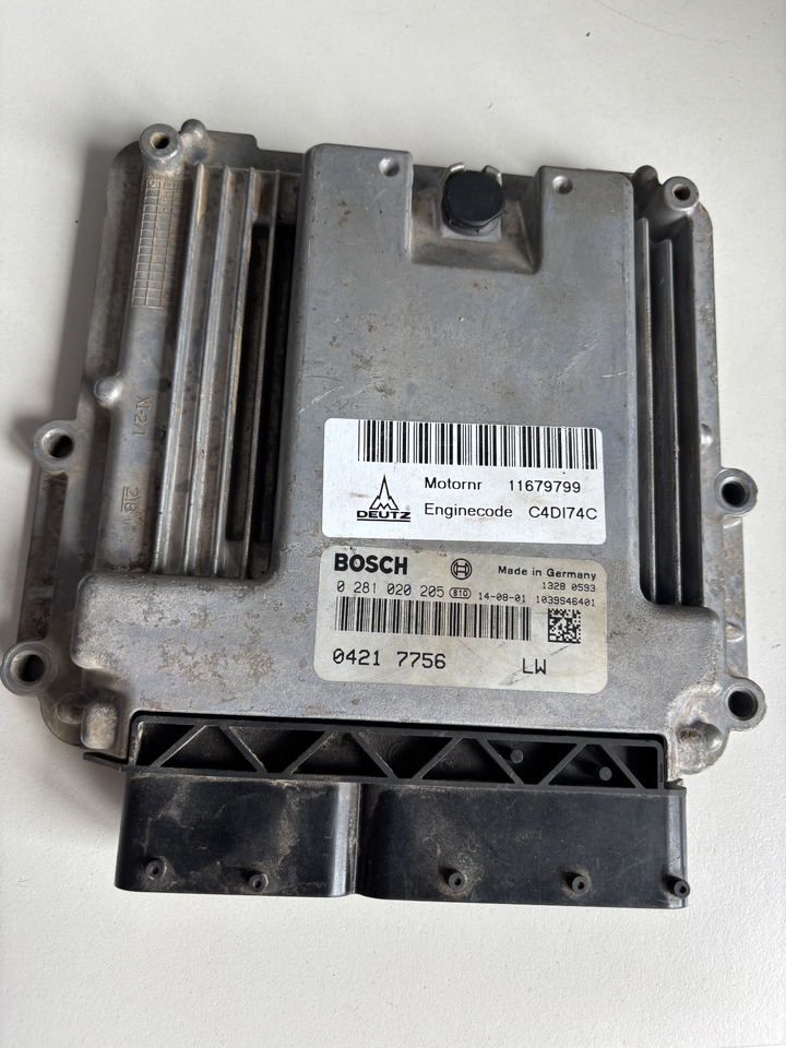 Deutz TCD - moduł sterownik ECU 0281020205 04217756 - Kontrol blok for Landbrugsmaskine: billede 1 Deutz TCD - moduł sterownik ECU 0281020205 04217756 - Kontrol blok for Landbrugsmaskine: billede 1