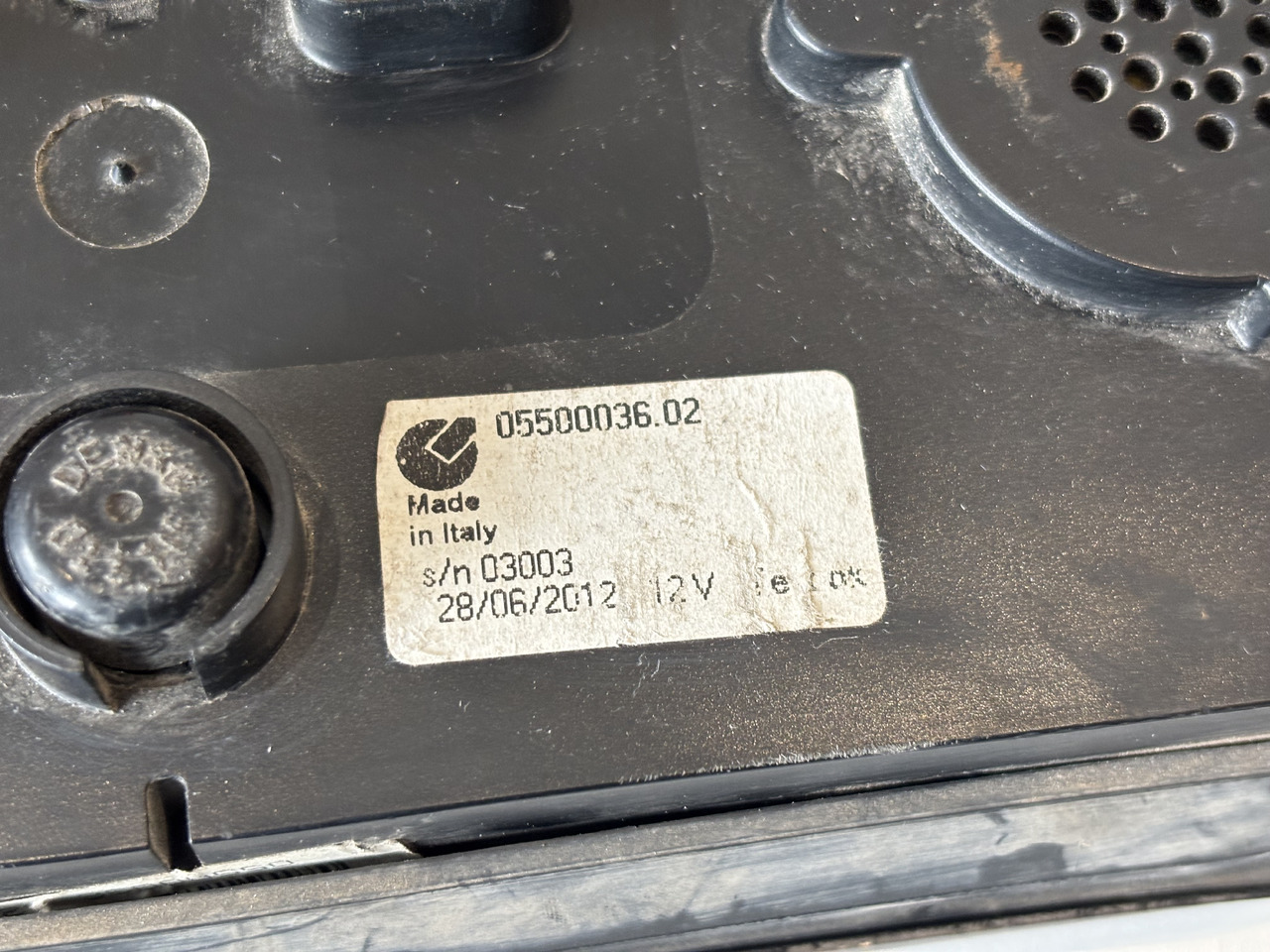 Dieci 185 Pegasus - Ładowarka Teleskopowa - Licznik Panel Kontrolek 05500036.02 - Instrumentbræt for Entreprenørmaskin: billede 5 Dieci 185 Pegasus - Ładowarka Teleskopowa - Licznik Panel Kontrolek 05500036.02 - Instrumentbræt for Entreprenørmaskin: billede 5