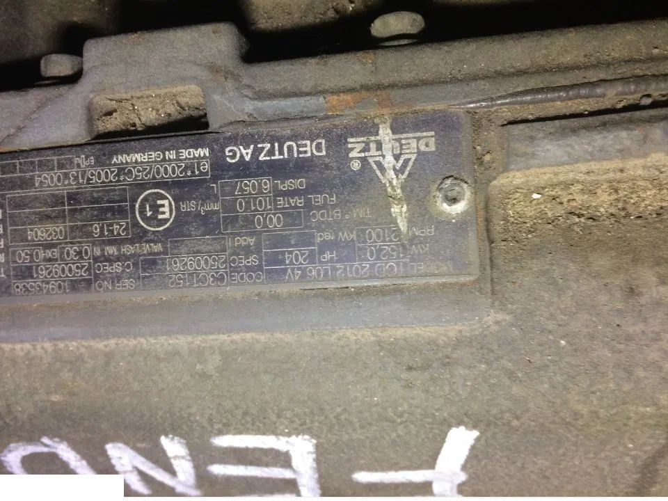 Fendt 716 718 816 818 820 - Silnik TCD2012L064V - Motor for Landbrugsmaskine: billede 1 Fendt 716 718 816 818 820 - Silnik TCD2012L064V - Motor for Landbrugsmaskine: billede 1
