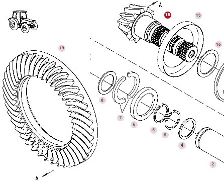 Fendt 924 927 930 933 936 Vario Valtra Wałek Atakujący Z Kołem z12x43 945100410020 945100410010 - Drivaksel for Landbrugsmaskine: billede 1 Fendt 924 927 930 933 936 Vario Valtra Wałek Atakujący Z Kołem z12x43 945100410020 945100410010 - Drivaksel for Landbrugsmaskine: billede 1