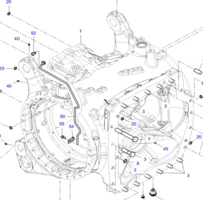 Fendt 930 933 936 939 942 Vario Gen 6 Obudowa Osi Tylnej Wału Koła CZĘŚCI H218PH010103A - Aksel og reservedele for Traktor: billede 1 Fendt 930 933 936 939 942 Vario Gen 6 Obudowa Osi Tylnej Wału Koła CZĘŚCI H218PH010103A - Aksel og reservedele for Traktor: billede 1