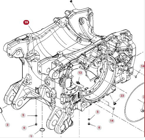 Fendt 930 933 936 939 942 Vario Gen 6 Obudowa Przedniej Osi CZĘŚCI H218PF050008A - Aksel og reservedele for Traktor: billede 1 Fendt 930 933 936 939 942 Vario Gen 6 Obudowa Przedniej Osi CZĘŚCI H218PF050008A - Aksel og reservedele for Traktor: billede 1