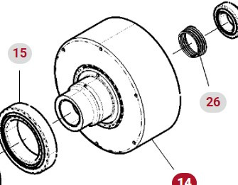 Fendt 930 933 936 939 942 Vario Gen 6 Obudowa Sprzęgła WOM CZĘŚCI H218PH0150010 - Kobling og reservedele for Traktor: billede 1 Fendt 930 933 936 939 942 Vario Gen 6 Obudowa Sprzęgła WOM CZĘŚCI H218PH0150010 - Kobling og reservedele for Traktor: billede 1