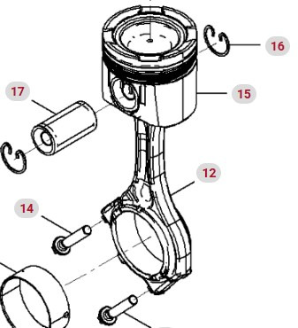 Fendt 936 Gen 7 Silnik D1556LE523 Wał Korbowy Korbowód H218PF150094A H218PF150099A CZĘŚCI - Krumtap for Landbrugsmaskine: billede 1 Fendt 936 Gen 7 Silnik D1556LE523 Wał Korbowy Korbowód H218PF150094A H218PF150099A CZĘŚCI - Krumtap for Landbrugsmaskine: billede 1