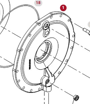 Fendt Vario 1038 1042 1046 1050 GEN 3 Pokrywa Hamulcy F530300200200 - Bremsedele for Landbrugsmaskine: billede 1 Fendt Vario 1038 1042 1046 1050 GEN 3 Pokrywa Hamulcy F530300200200 - Bremsedele for Landbrugsmaskine: billede 1