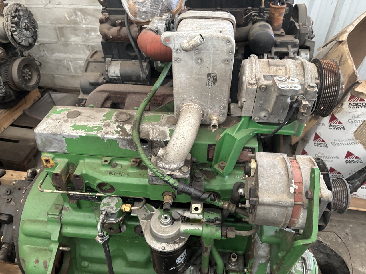 John Deere 3200, 3220, 3400 Silnik Słupek Blok Koło Zamachowe Kolektor Wał Wałek 4045HZ275 - Svinghjul for Landbrugsmaskine: billede 3 John Deere 3200, 3220, 3400 Silnik Słupek Blok Koło Zamachowe Kolektor Wał Wałek 4045HZ275 - Svinghjul for Landbrugsmaskine: billede 3