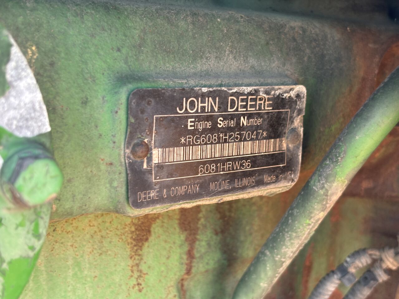 John Deere 6081HRW36 Słupek Silnik Głowica Blok Wał Korbowy Wałek Rozrządu R504197 - Knastaksel for Landbrugsmaskine: billede 5 John Deere 6081HRW36 Słupek Silnik Głowica Blok Wał Korbowy Wałek Rozrządu R504197 - Knastaksel for Landbrugsmaskine: billede 5