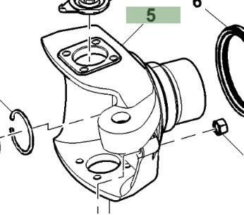 John Deere 7830 Jarzmo Przegub Zwrotnica Przekładnia Prawa R155627 - Styrespindel for Landbrugsmaskine: billede 1 John Deere 7830 Jarzmo Przegub Zwrotnica Przekładnia Prawa R155627 - Styrespindel for Landbrugsmaskine: billede 1