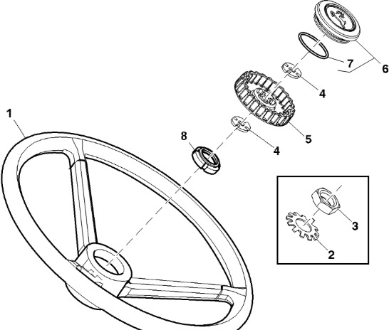 John Deere 9470RX - Kierownica RE275283 (Kierowanie) - Rat for Landbrugsmaskine: billede 1 John Deere 9470RX - Kierownica RE275283 (Kierowanie) - Rat for Landbrugsmaskine: billede 1