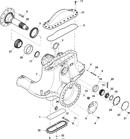 John Deere 9470RX - Miska olejowa R552843 (Oś przednia i tylnia) - Bundkar for Landbrugsmaskine: billede 1 John Deere 9470RX - Miska olejowa R552843 (Oś przednia i tylnia) - Bundkar for Landbrugsmaskine: billede 1