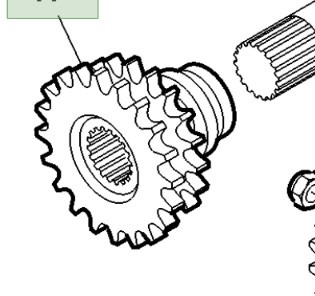 John Deere 9780CTS 9780 CTS Koło Zębate Napędowe AH149349 AFH205780 - Undervognsdele for Landbrugsmaskine: billede 1 John Deere 9780CTS 9780 CTS Koło Zębate Napędowe AH149349 AFH205780 - Undervognsdele for Landbrugsmaskine: billede 1