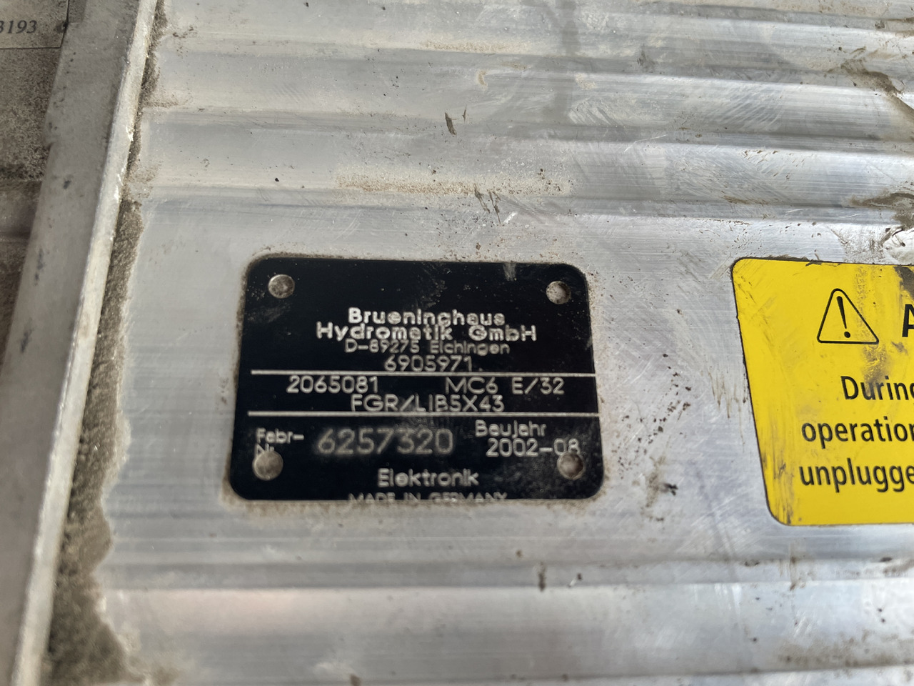 Liebherr 544 L544 - sterownik Hydromatik MC6 E/32 2045006 L93193 - Kontrol blok for Entreprenørmaskin: billede 4 Liebherr 544 L544 - sterownik Hydromatik MC6 E/32 2045006 L93193 - Kontrol blok for Entreprenørmaskin: billede 4