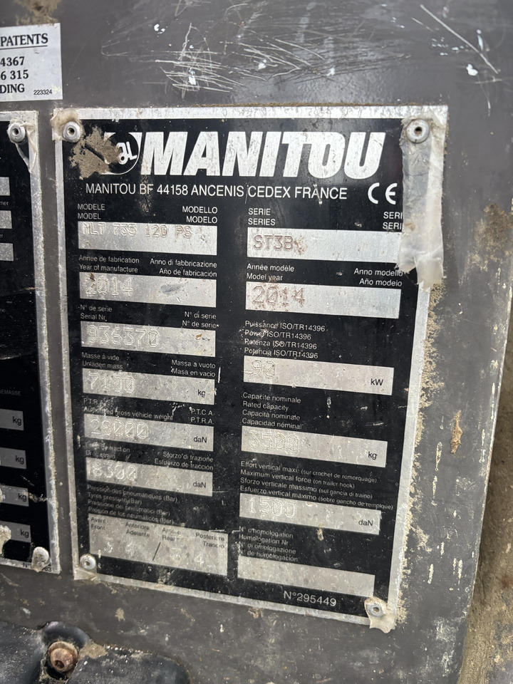 Manitou MLT 735 120 PS 2014rok Kabina Drzwi Kokpit Siedzenie Wyposażenie Wnętrza CZĘŚCI - Dør og reservedele for Landbrugsmaskine: billede 5 Manitou MLT 735 120 PS 2014rok Kabina Drzwi Kokpit Siedzenie Wyposażenie Wnętrza CZĘŚCI - Dør og reservedele for Landbrugsmaskine: billede 5