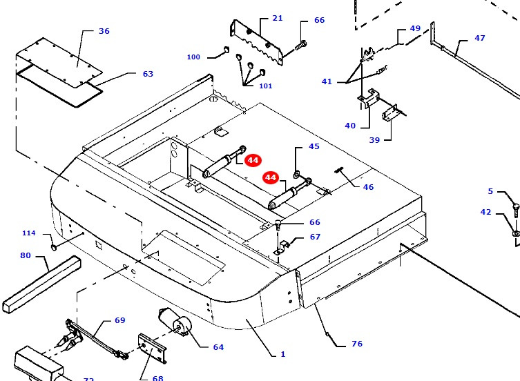 Massey Fergusson MF 30 32 - siłownik gazowy szyberdachu D45061900 - Forrude for Landbrugsmaskine: billede 1 Massey Fergusson MF 30 32 - siłownik gazowy szyberdachu D45061900 - Forrude for Landbrugsmaskine: billede 1