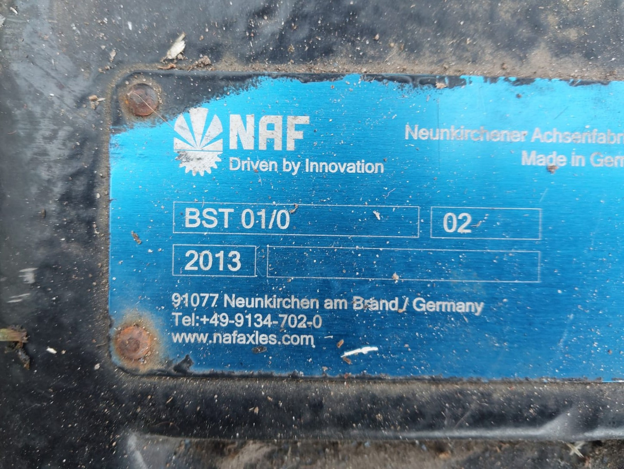 NAF BST 01/0 02 Oś Sztywna Kompletna Ponsse Komatsu NOWA - Aksel og reservedele for Skovningsmaskine: billede 4 NAF BST 01/0 02 Oś Sztywna Kompletna Ponsse Komatsu NOWA - Aksel og reservedele for Skovningsmaskine: billede 4