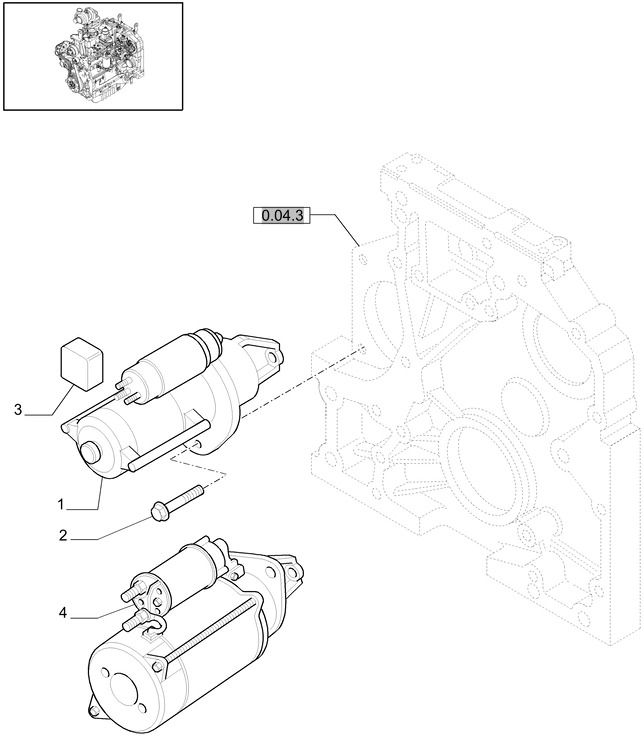 New Holland T6010 T6090 T6070 Regen rozrusznik 12v, 4.2kw 84151331R - Starter for Traktor: billede 1 New Holland T6010 T6090 T6070 Regen rozrusznik 12v, 4.2kw 84151331R - Starter for Traktor: billede 1
